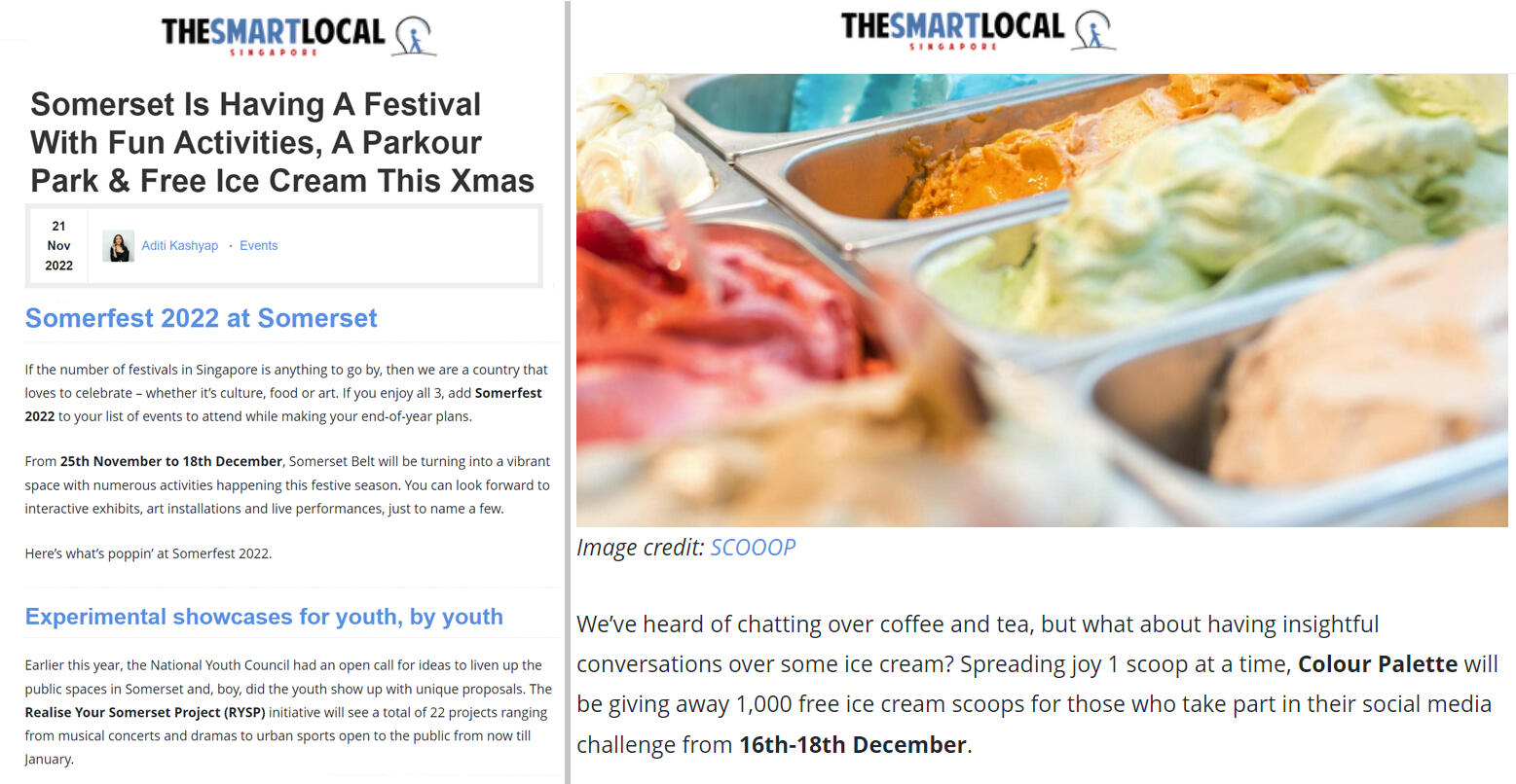 Carnival Themed Icecream @ Design Orchard